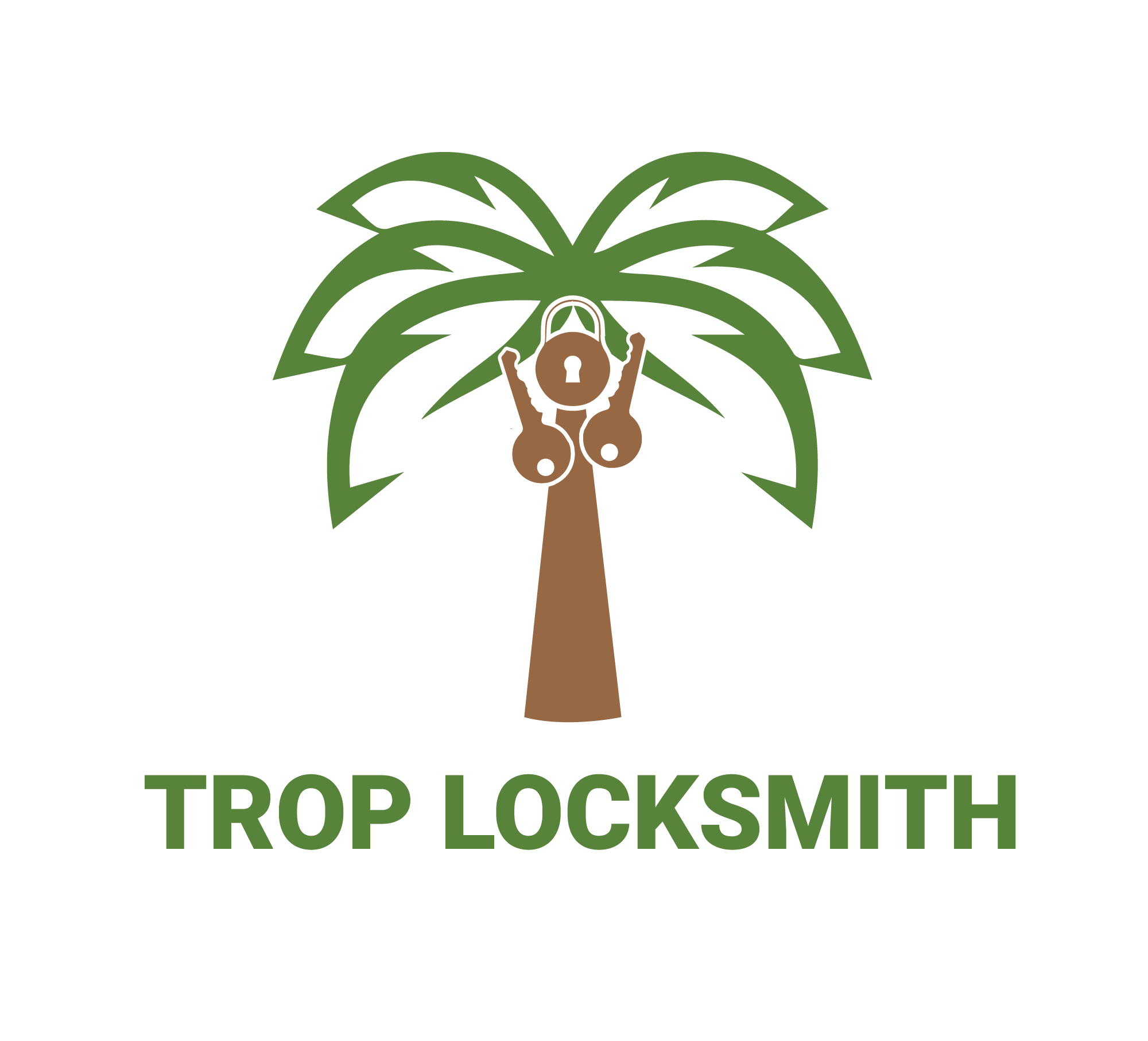 Trop Locksmith Logo in Las Vegas